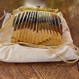 Andre Cellini vintage goldstone evening bag/clutch.